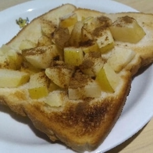 アップルパイ風♡蜂蜜リンゴトースト
